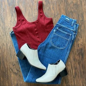 Levi’s Vintage 80s Silver Tab Wide Leg High Waisted Jeans 24